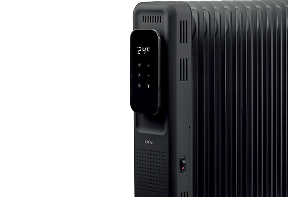 Στην εικόνα απεικονίζονται οι διακόπτες του καλοριφερ